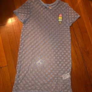 Mesh Sheer Polka Dot Popsicle Dress